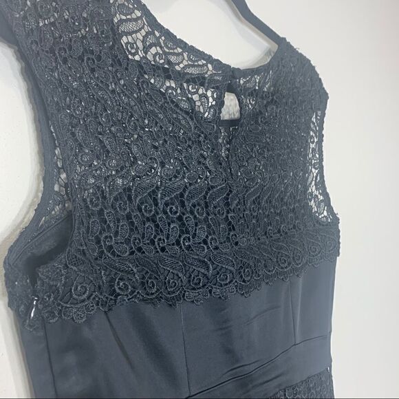 JAX size 8 black lace evening cocktail dress (F1) - Picture 6 of 10